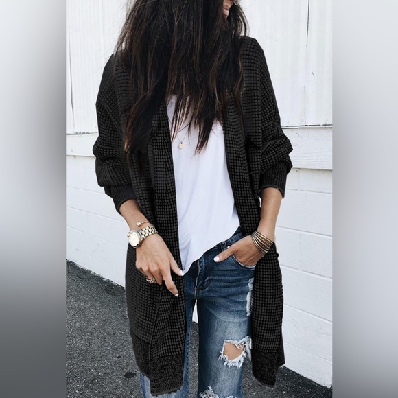 Knitted Long Cardigan - Picture 3 of 3